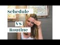 Homeschool schedules schedule vs routine heres how we do it