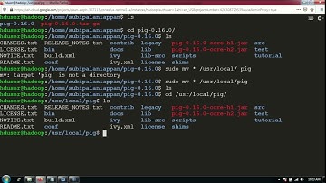 Installation of Apache PIG
