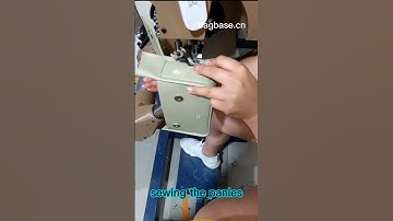 sewing the panles for the small square flap bag.#kaishibagfactory #factory #bagfactory #bags #oem