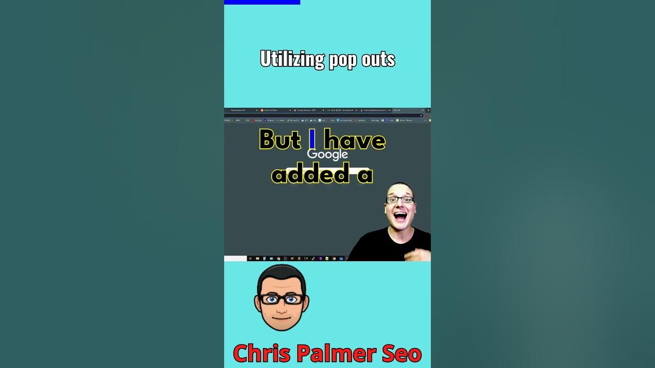 SEO Utilizing Pop Outs YouTube