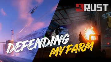 DEFENDING MY TEA FARM FROM A CLAN - RUST