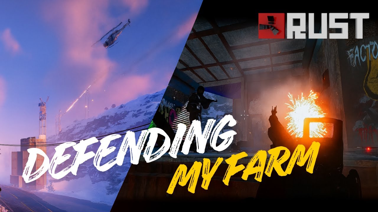 Rust Game Tea Farm DEFENDING MY TEA FARM FROM A CLAN - RUST - YouTube
