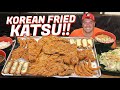 World's Largest Korean Fried Katsu Challenge!!