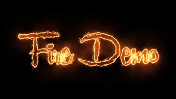 Fire Text Animation Tutorial in After Effect using Video copilot Saber Plugin