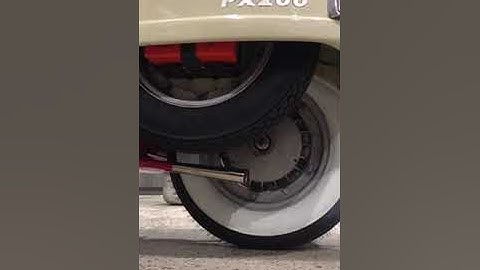 vespa PX200 SIP 2 road exhaust