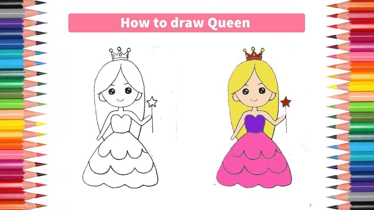 How To Draw A Beautiful Queen at Eula Seay blog