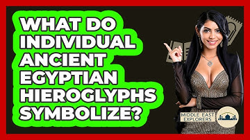 What Do Individual Ancient Egyptian Hieroglyphs Symbolize? - Middle East Explorers