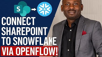 Connect SharePoint to Snowflake via Openflow