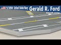 U.S. Navy CVN-78 USS Gerald R. Ford 1/350 Part 19 Deck Markings