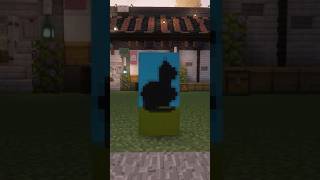 This Minecraft Banner Looks Like a KITTY?! 🐱 #minecraft #gaming #newbanner #minecraftbuilding