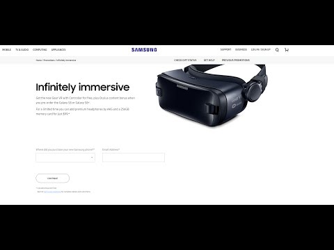 Galaxy S8 How To Redeem Your FREE Gear VR with Controller | Fully immersive VR experience for $99