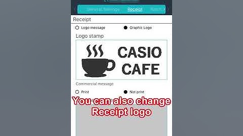 Casio POS Cash Register App What you can do with ECR+ - SRS500 SRS4000 SRC550 SRC4500