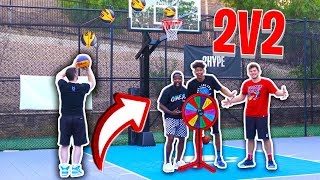 Old vs. Young 2v2 BASKETBALL CHALLENGE! ft. Troydan