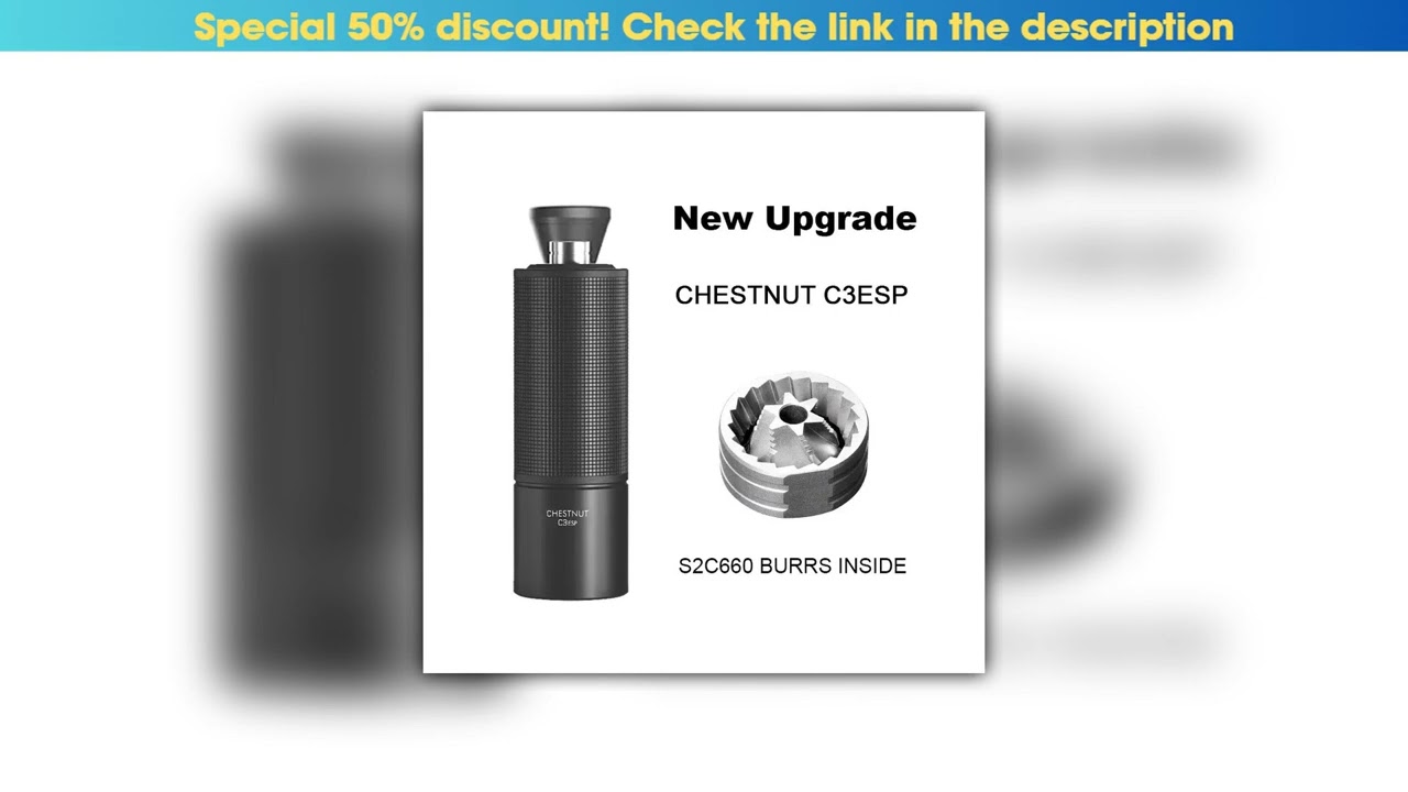 Hot Picks TIMEMORE Chestnut C3S / C3ESP Manual Coffee Grinder Upgrade All-metal Body & Anti-slip De
