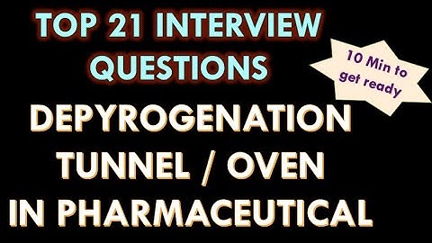 Depyrogenatietunnel in de farmaceutische industrie l Interviewvragen