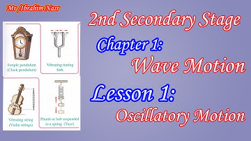 Physics 2nd Secondary / Chapter 1: Wave Motion / Lesson 1: Oscillatory