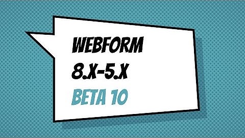Webform 8.x-5.x-beta10/11