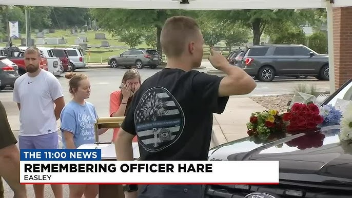 PHOTOS: Procession for fallen Easley police officer Matthew Hare