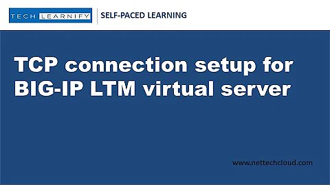 TCP Connection setup for BIG-IP LTM virtual server | Full proxy | Standard VS | Performance L4