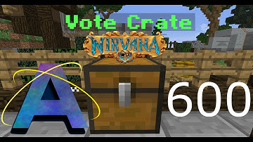 THANK YOU - Opening 600 Vote Crates - NirvanaMC Server - Skyblock Forest