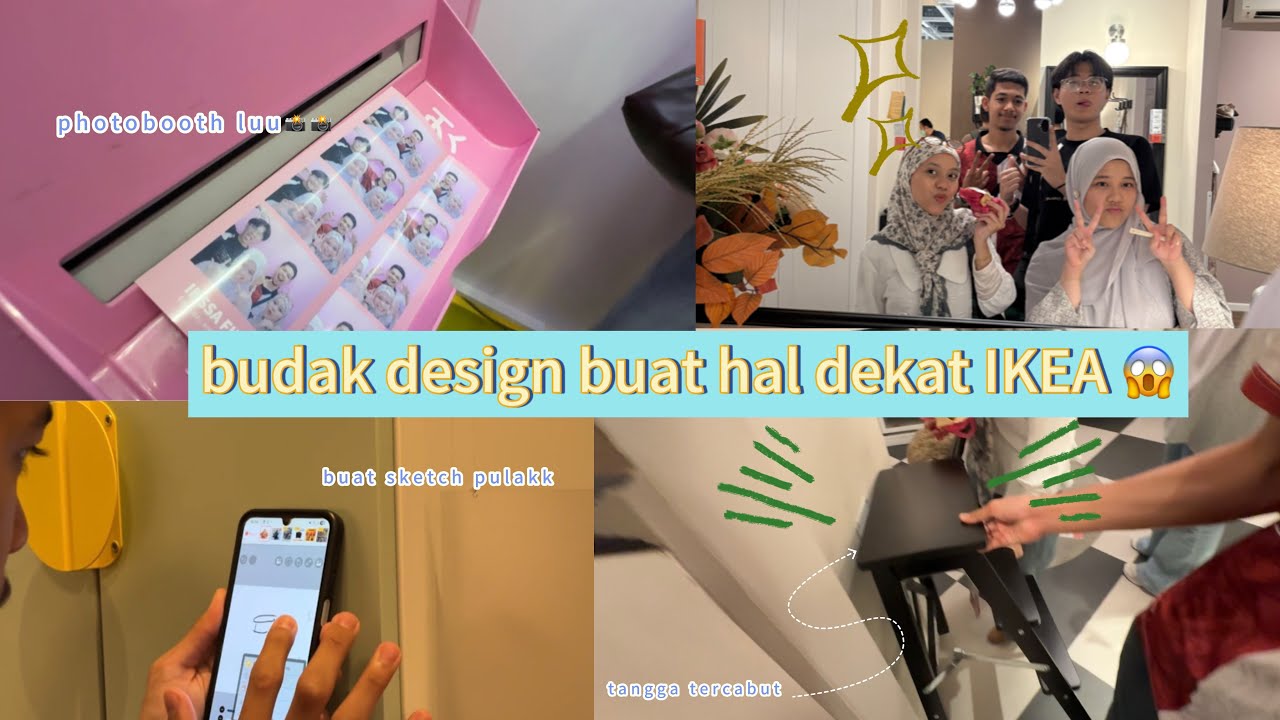 DESIGNERS BUAT HAL DEKAT IKEA !! Perjalanan Inspirasi ft. my friendsss