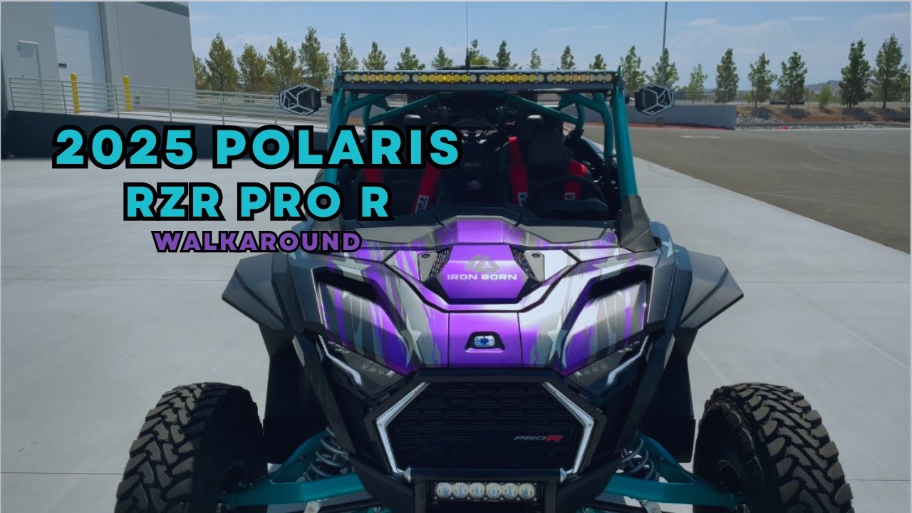 Teal Rzr Pro R Build Ultimate 2025 Polaris RZR Pro R Build | Teal + Purple Beast Walkaround ...