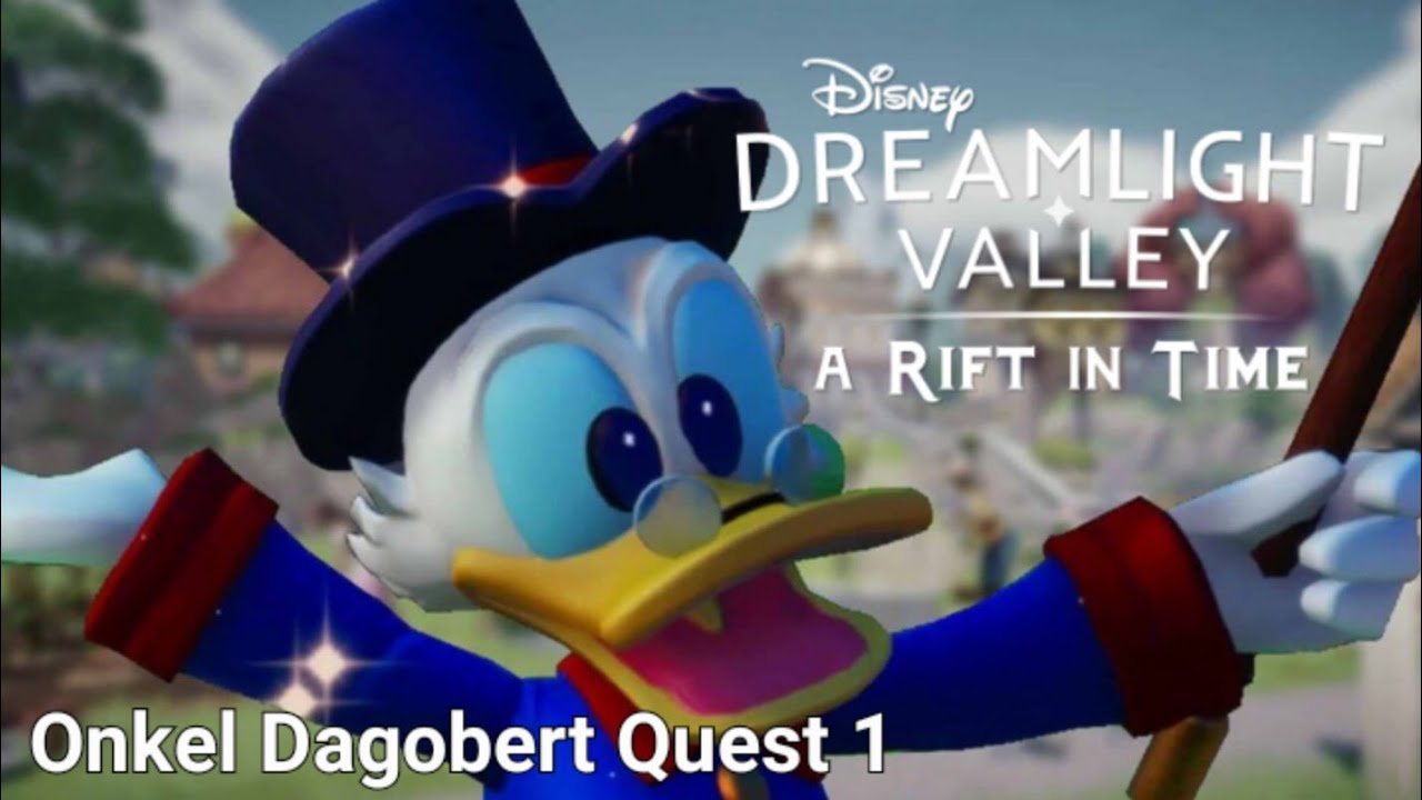 Disney Dreamlight Valley Dagobert Duck Quest Neue Unternehmungen (und Abenteuer) DREAMLIGHT VALLEY- A RIFT IN TIME