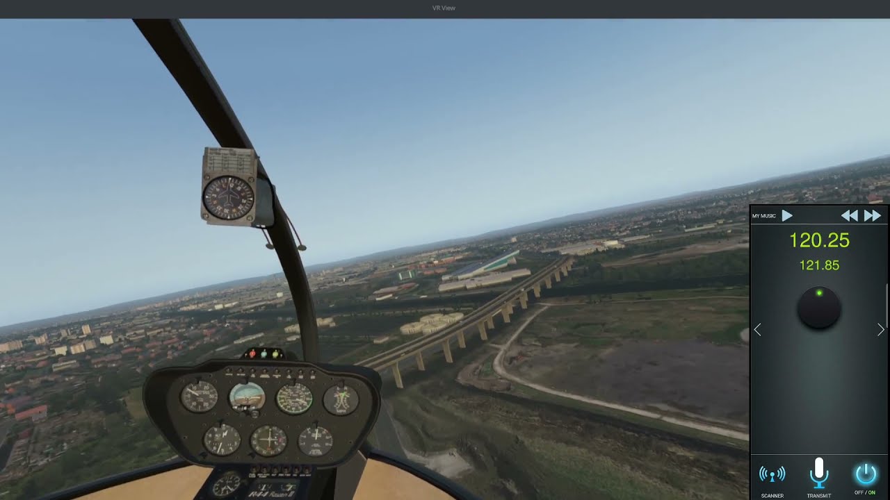 XPlane 11 (&12) : AutoATC full flight test (VR View) 2021 11 11