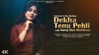 Dekha Tenu Pehli Pehli Baar Ve / Suraj Hua Maddham | Recreate Mashup | Anurati Roy | K3G | Valentine chords