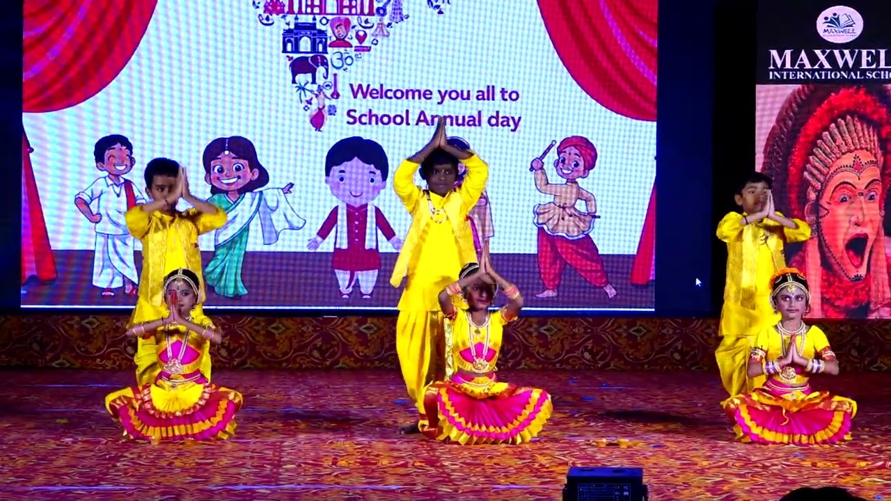 Maxwell International School, Raichur | Nithyastova| |Annual day| 2025-26 | Classical Dance