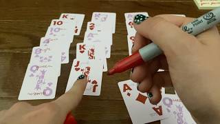 asmr play a card game with me (4 aces - mini cards edition) | rambles, gameplay & strategy** screenshot 5