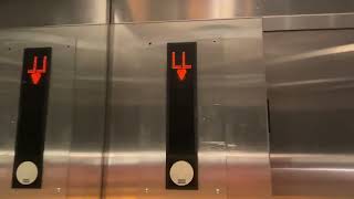 August 2023: Down Only: Kone Elevator at XXI Forever Northshore Mall in Peabody, MA.
