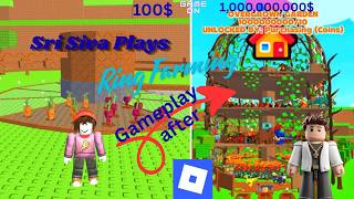 🏡 I Built My Dream Farm in Roblox Ring Farming | 💰 Reached $1 Billion! #games #gaming screenshot 1