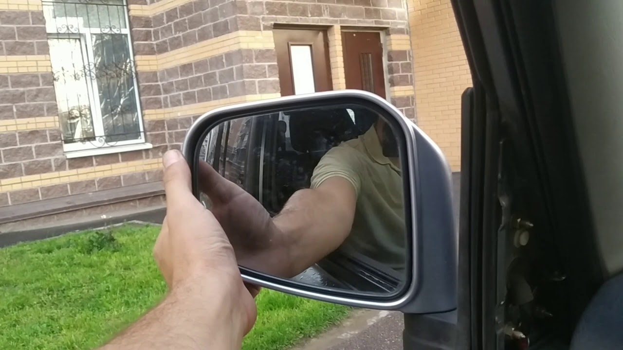 Замена зеркал на Паджеро Пинин. Отличие зеркал Пинин от IO - YouTube