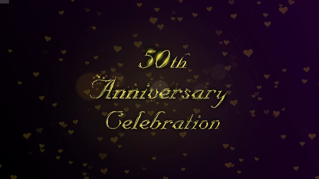 50th Anniversary Template | Creative Mine