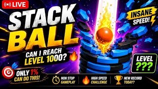 🔴 Welcome to JUSHA GAMING! 🎮 Stack Ball LIVE Gameplay | Non-Stop Action 🔥 Watch Till the End!