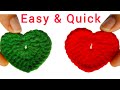 Easiest Valentine's Day Crochet Heart ❤️ | Crochet Heart Tutorial for Beginners.