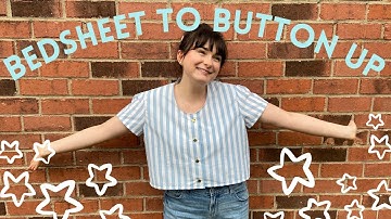 HOW TO MAKE A BUTTON UP SHIRT | Thrift Flip | Step-by-Step Tutorial