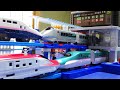 Plarail mega station building  i ran a japanese shinkansen  jr train