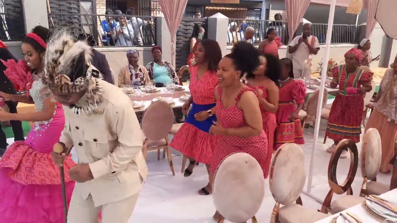 Malefo traditional wedding celebration 