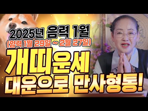 โชคใหญ่มาถึง ทุกสิ่งจะสมหวัง~! ดวงปี 2025 ปีหมา! เดือนจันทรคติที่ 1 (29 มกราคม ~ 27 กุมภาพันธ์ ตามสุริยคติ) [