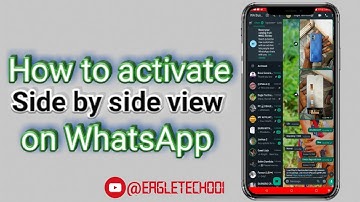 How to activate Side by Side view on WhatsApp (Android Hack) #whatsapp #android #developeroption