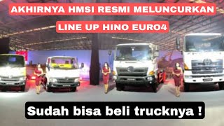 Akhirnya Hino Motor Sales Indonesia ( HMSI ) secara resmi meluncurkan line hino euro4