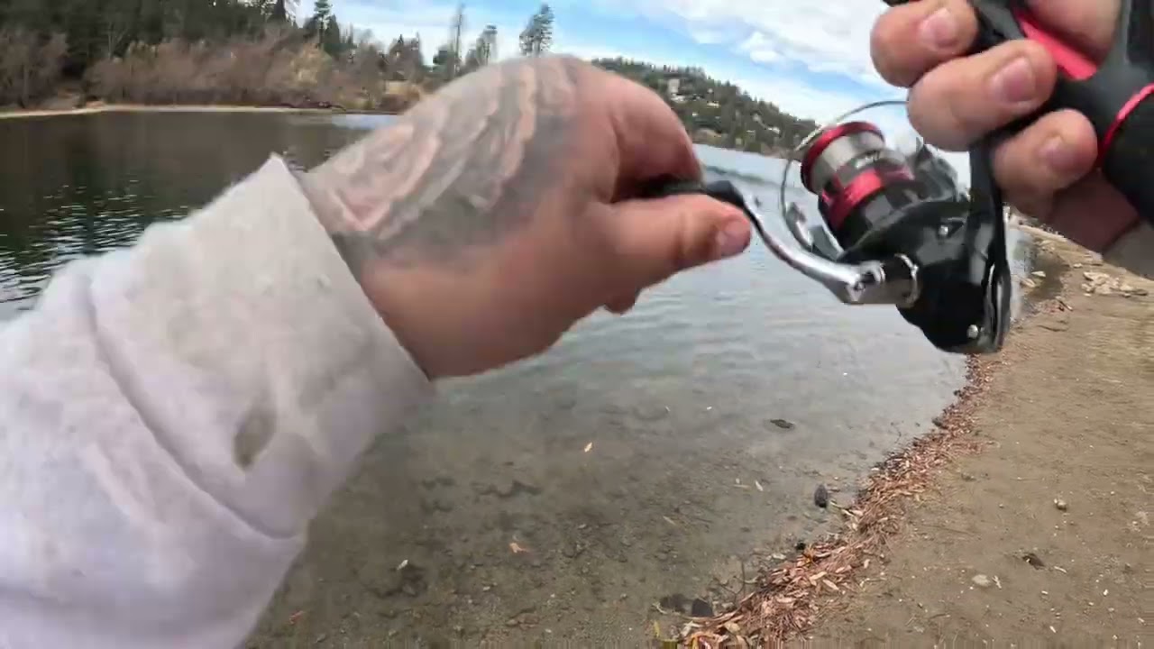 Trout Fishing Lake Gregory 12/24/24