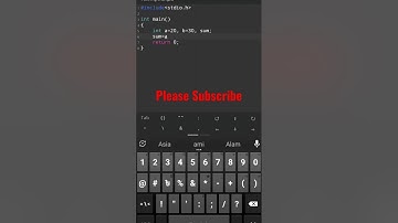 Added two integer number || C Programming || Using mobile phone #shorts #cprogramming