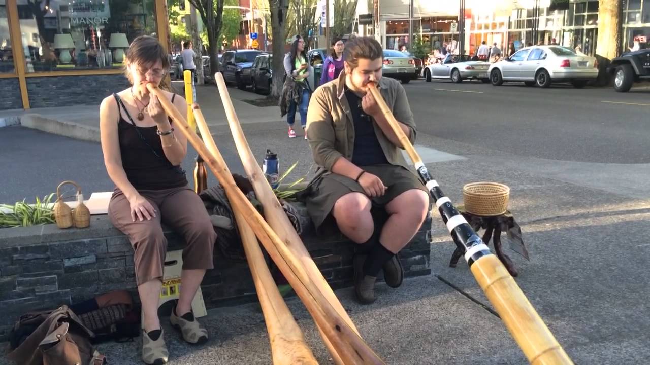 Zachary Bainter and Pamela Mortensen Didgeridoo Duet YouTube