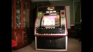 Rowe Cd100G Jukebox Restored in Burgundy Berry.MOD