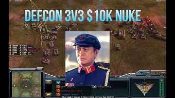 [C&C Zero Hour] 3v3 Defcon 10k Starting Cash - pro rules-Generals: Zero Hour