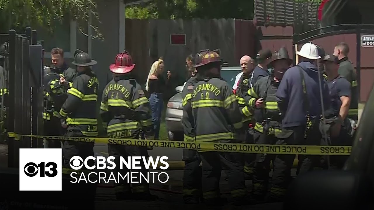 Person dies in south Sacramento house fire - YouTube