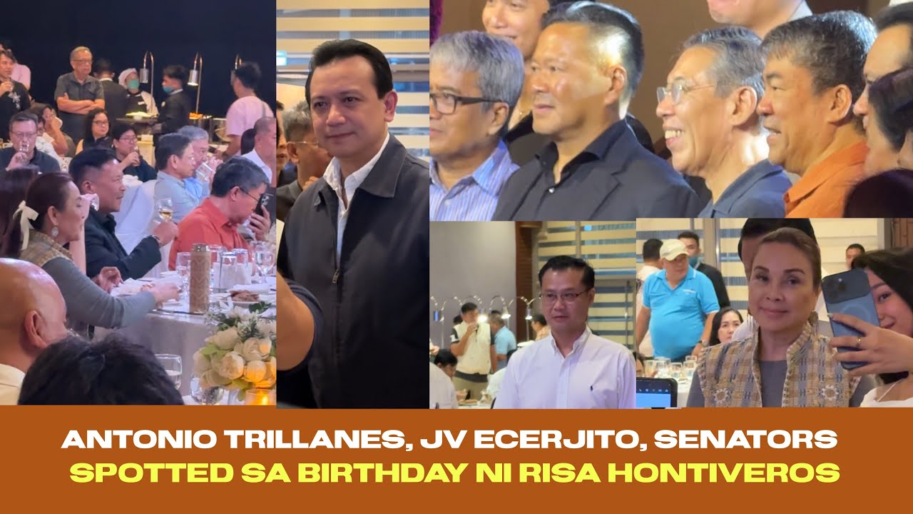 MGA SENADOR NAGSAMA SAMA PARA SA BIRTHDAY NI RISA HONTIVEROS